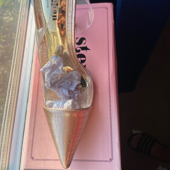 Champagne Stilettos Super Sexy Stylish beautiful quality - Picture 1 of 5